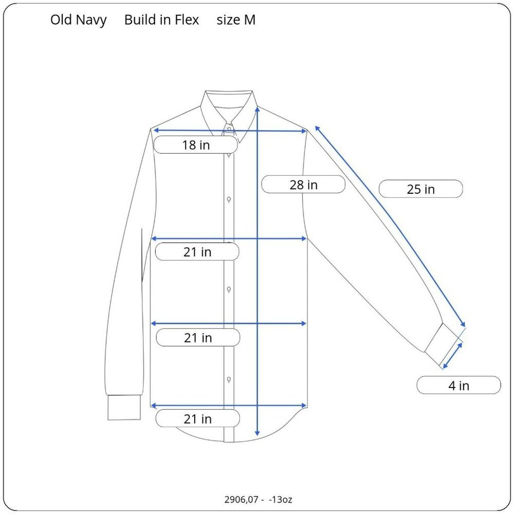 Old Navy Build in Flex front buttons shirt Moistu… - image 5